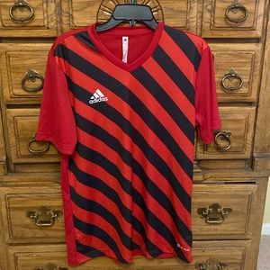 Adidas Sport Performance Soccer Jersey Red/Black Men’s Medium